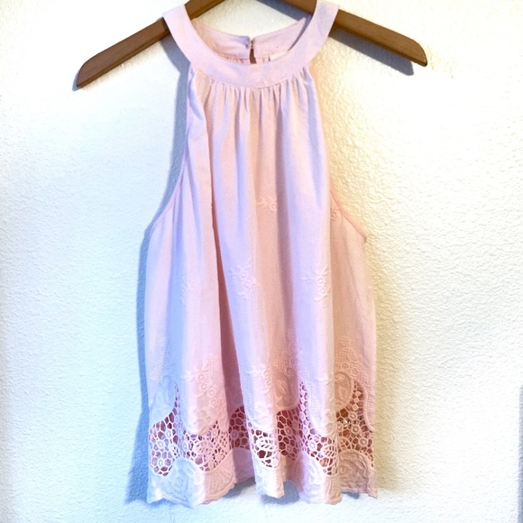 Caution To The Wind Tops - Caution To The Wind Crochet Halter Top